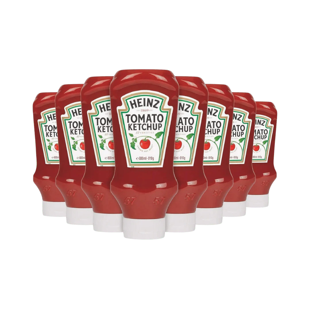 Case Heinz Tomato Ketchup Top Down 8 x 910g
